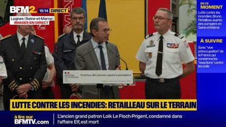 "Solidarité européenne": Bruno Retailleau présente le dispositif d'un Erasmus des jeunes sapeurs-pompiers