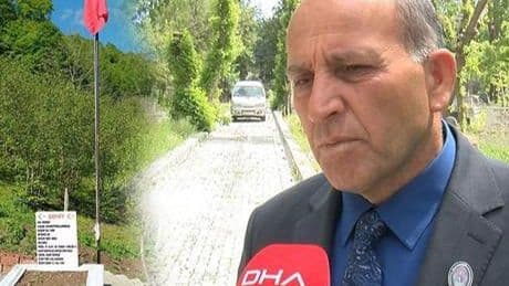 Şehit dedesinin vasiyetini 104 yıl sonra yerine getirdi! Kabrinden toprak alıp, Ordu'ya götürdü