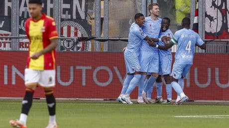 Sparta wint ruim bij Go Ahead, met Lauritsen en Drommel als uitblinkers