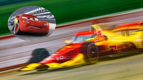 Palou: "Pasé a tantos coches que me sentí como si fuera Rayo McQueen"