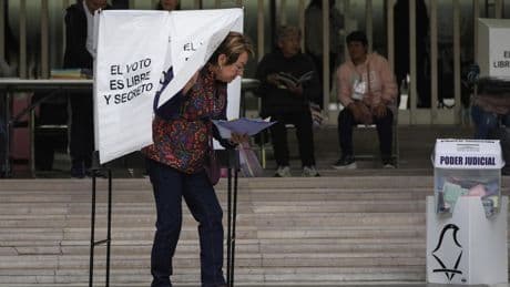 Mexico's president defends first judicial election despite low turnout and democratic criticism