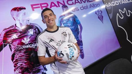 Fran Gámez, presentado con el Albacete: "Es un proyecto ilusionante y bonito"