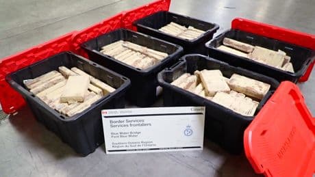 2 trucks busted heading into Ontario from U.S. with 349 kg of cocaine: CBSA