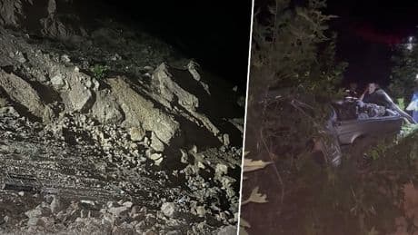 Kontrolden çıkan otomobil 70 metrelik uçuruma yuvarlandı: 1'i çocuk 5 kişi öldü