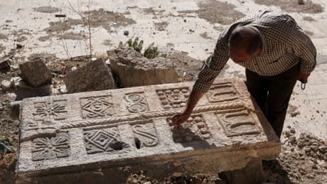 Contractor discovers ancient tomb complex after clearing rubble of destroyed home