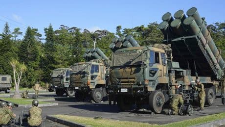 Japan conducts its first missile test on its own territory