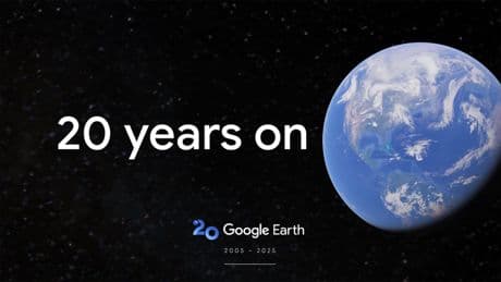 Google Earth wird 20 und erhält neue historische Street-View-Ansichten
