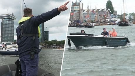 Sail-bezoekers weggestuurd op IJ: 'Aan de kant!'