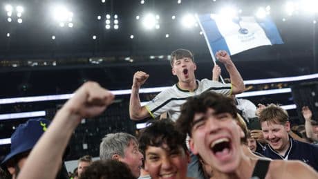 Tottenham fans defy club in wild celebrations after Europa League win: ‘You are damaging the pitch!’
