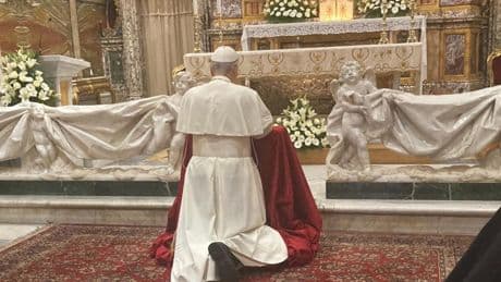 León XIV visita por sorpresa el santuario agustiniano de la Madre del Buen Consejo en Genazzano