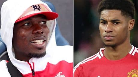 Paul Pogba gives view on Marcus Rashford's Barcelona transfer with pointed Man Utd message