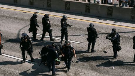 Amid LA Protests, Conspiracy Theories and Fake Images Spread Online