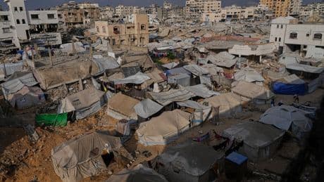 Israeli forces fire on people waiting for aid in Gaza, killing 25, witnesses and hospitals say