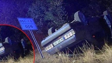 Mersin'de otomobil takla attı: 1 ölü, 3 ağır yaralı