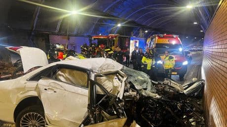 Muere un hombre de 32 años en un accidente de tráfico en un túnel