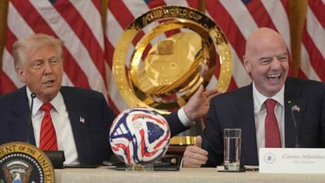 Das finale Zeichen der Verbrüderung von Trump und dem Fifa-Boss