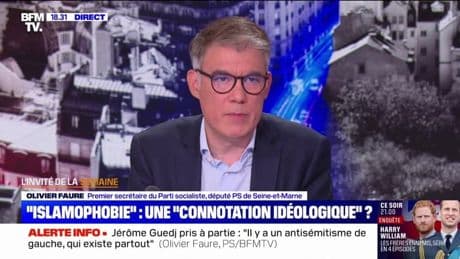 Pour Olivier Faure (PS), "il y a un problème de racisme généralisé" dans notre pays