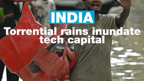 India: Torrential rains inundate tech capital Bengaluru