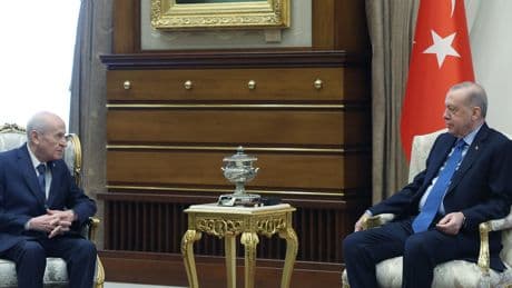 Cumhurbaşkanı Erdoğan, Bahçeli ile görüştü