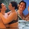 Annie Lennox's daughter Lola cosies up to model husband Braeden Wright amid their lavish honeymoon in Bali  - after Molly-Mae's Hague's sister was mocked for leaving the island after it didn't meet her expectations