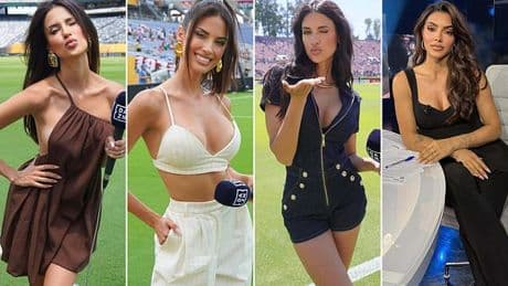 Stunning DAZN Club World Cup host accused of 'unprofessional outfit' - just days after her colleague criticised her 'vulgar, sexy' touchline clothing