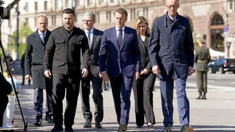 La visite du quatuor européen à Kiev suscite l’espoir des Ukrainiens