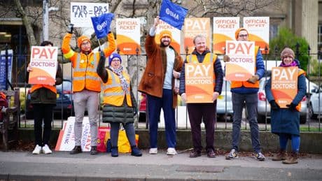 Doctors’ 29% pay claim is non-negotiable, says BMA chief, warning strikes could go on for years