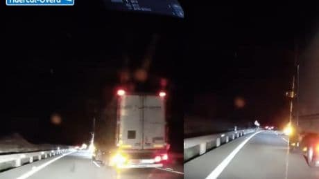 Se queja de que un camión casi se lo lleva por delante al cambiarse de carril para adelantar a otro en Almería, pero las críticas llueven sobre él: “Tuviste 3 días hábiles para frenar”
