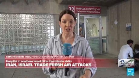 Southern Israel hospital hit by Iran missile, no injuries reported