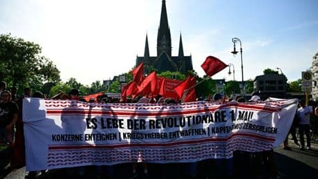 Berliner Bündnis Revolutionärer 1. Mai demonstriert in Kreuzberg und Neukölln