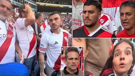 Soccer culture clash at Club World Cup as American woman reports Argentine fans to cops over 'throwing beer and shoving' - but they say SHE was wrong