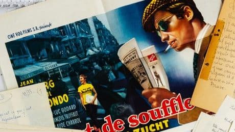 Le scénario d’« A bout de souffle » exposé à Cannes