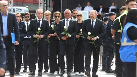 Ein Jahr nach Attentat in Mannheim - Gedenkfeier für ermordeten Polizisten Rouven Laur