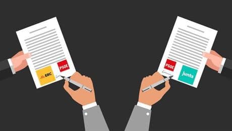 Las deudas del PSOE con ERC y Junts: así evolucionan los acuerdos que firmaron