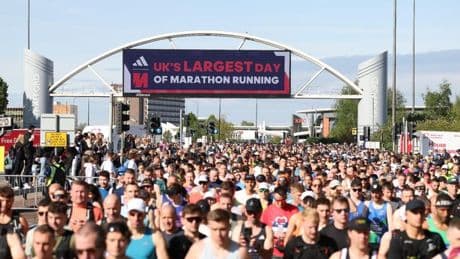 Manchester Marathon: Temperatures soar as record number complete 26.2 mile course