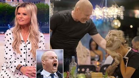 Football fans left baffled by Sean Dyche's friendship with Kerry Katona as ex-Everton boss makes surprise appearance on Celebs Go Dating