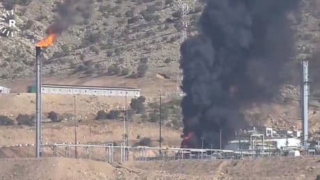 Drone attacks on oil fields in Iraq's Kurdish region shut down facilities