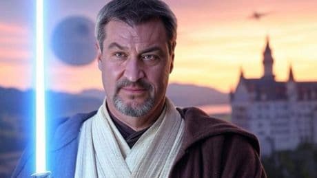 »Star Wars«: Markus Söder inszeniert sich als Jedi-Ritter – und erntet Spott