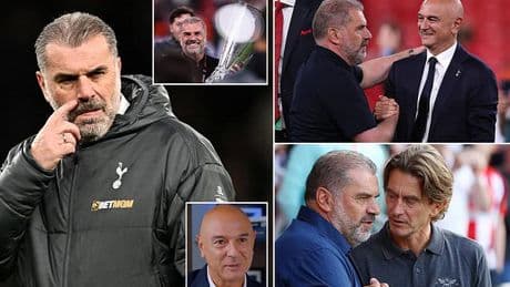 Daniel Levy breaks silence on Ange Postecoglou sacking - as Tottenham chairman reveals why he appointed Thomas Frank