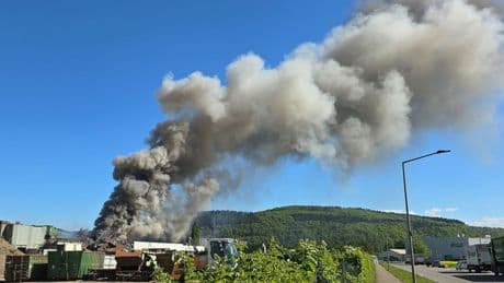 Feuer: Feuerwehreinsatz im Trierer Hafen beendet