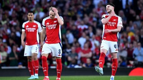 Arsenal told 'fear' led to PSG defeat as Mikel Arteta warned major change needed for Champions League comeback