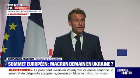 Emmanuel Macron: "Le président Poutine est du côté de la guerre pas du côté de la paix"
