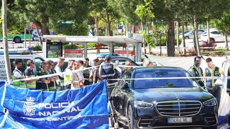 El hombre asesinado frente a un colegio de Pozuelo es el ucraniano Andriy Portnov:  la principal hipótesis de la Policía