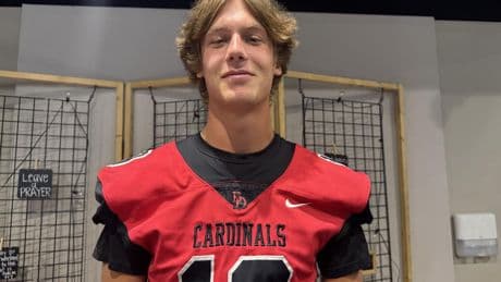 Prep talk: John Michael Flint of Bishop Diego can leap, lead and study with the best