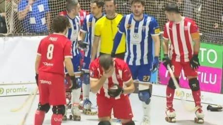 Un espectador golpea a un jugador en el derbi entre Voltregà y Vic