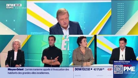 Pari ETI : Patrice Bégay reçoit Guillaume Pascal (Softway Medical), Damien Alfano (Quarkus), Martine Claret (Horus Pharma) et Maya Atig (FBF) - 18/06
