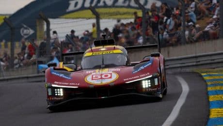 ¡Ilusionante inicio para Molina de las 24h de Le Mans! Lidera el triplete de Ferrari antes de la icónica noche