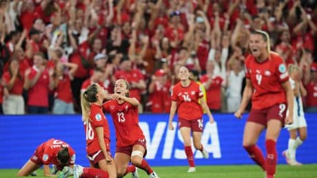 Friday’s briefing: Switzerland advance in Euros and Arsenal sign Norgaard