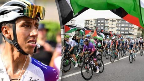 Egan Bernal boekt eerste internationale zege sinds horrorcrash in door pro-Palestijnse protesten onthoofde Vuelta-rit