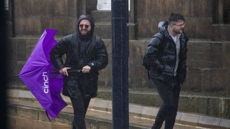 Perth and Kinross set for 'unseasonably strong wind and rain' as Met Office issues weather warning ahead of Storm Floris
